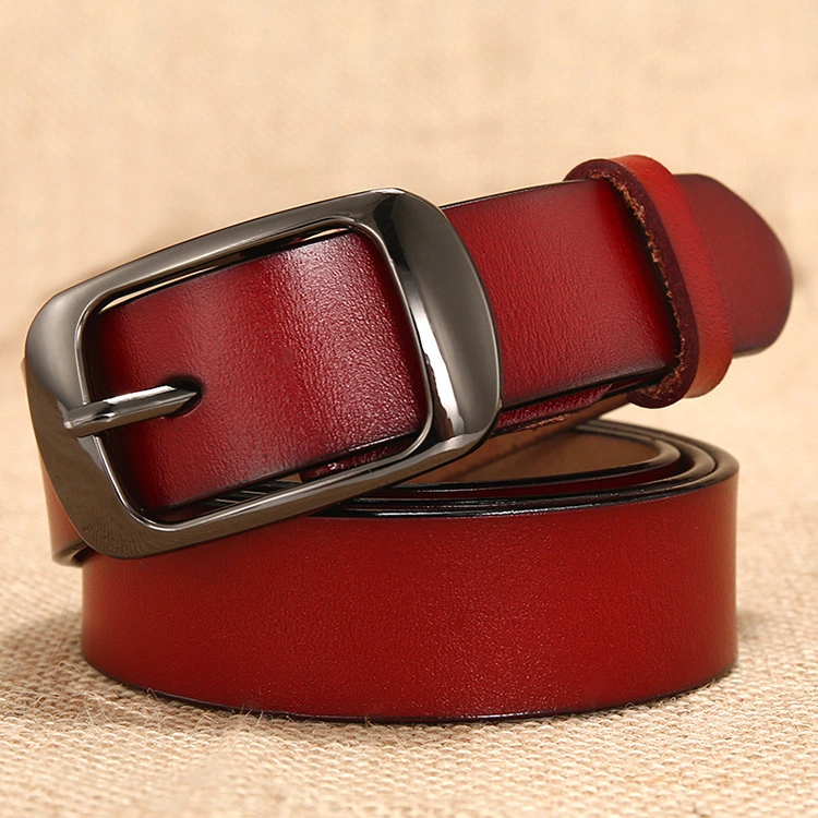 Hot Selling High-Quality Men′s Belt Business Casual Genuine Leather Men′s Pin Buckle Belt