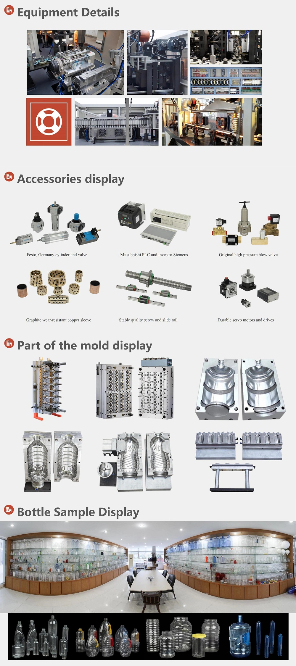 Good Price Hand Feeding Automatic Pet Jar Plastic Stretch Blowing Water Filling Packaging Mold Mould Bottle Making Machine