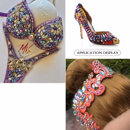 Été Bikini Danse Mode Sexy Taille Corps Bijoux Chaîne Fine Pailleté Strass Cristal Corps Chaîne pour la Fête Bc22034