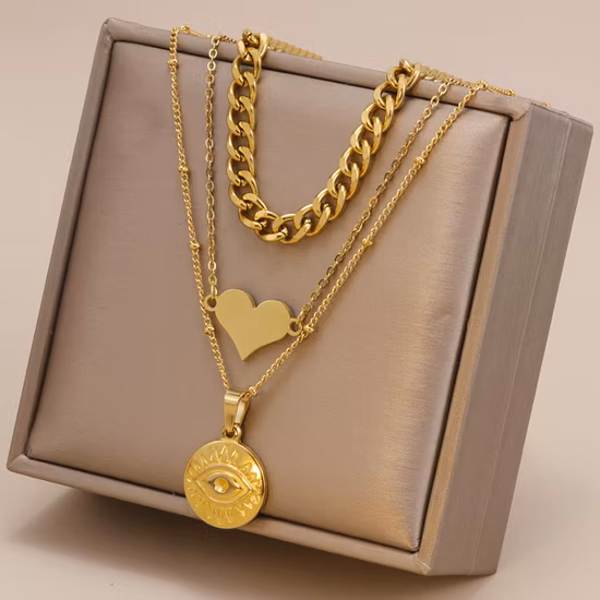 Boule d'or taille chaîne corps ventre chaîne en métal collier bc22022