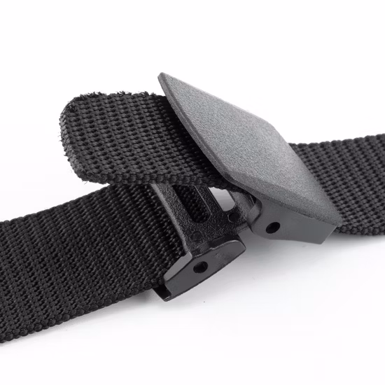 Ceinture tactique de sangle tubulaire en nylon de sangle creuse de conception personnalisée d'usine de 25 mm